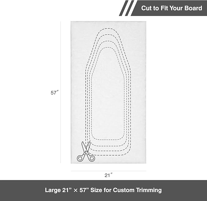 Ironing Board Padding Only, Heavy Duty Standard Ironing Board Pad Replacement