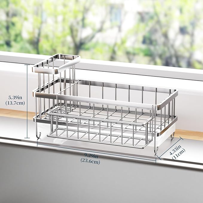 Consuemst Sponge Holder for Kitchen Sink