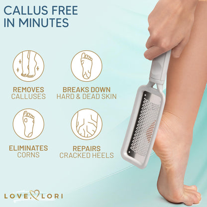Callus Remover for Feet (Extra Strength) Foot Callus Remover Gel - Feet Scrubber, Pedicure Spa Tools, 6oz