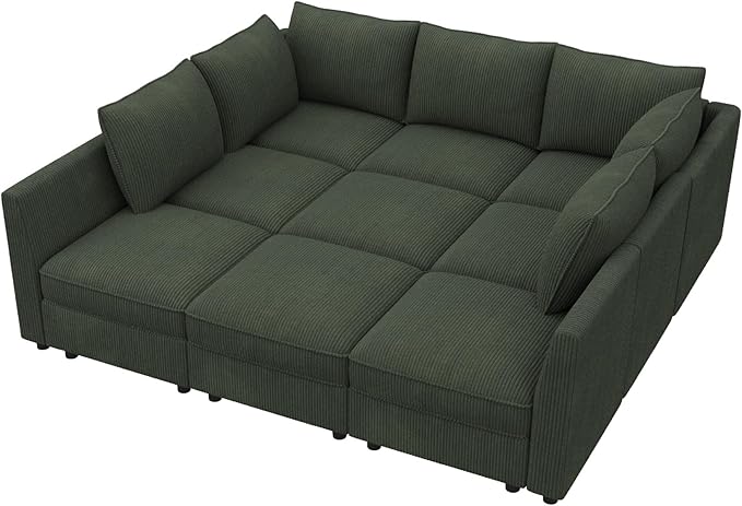 HONBAY Modular Sectional Sleeper Sofa