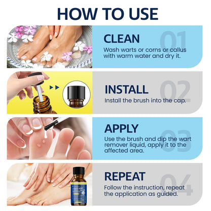 MEOLY Fast-Acting Wart Remover Freeze Off : Wart Remover for Men Women - Wart Removal for Plantar Wart, Common Wart, Flat Wart 30 ML