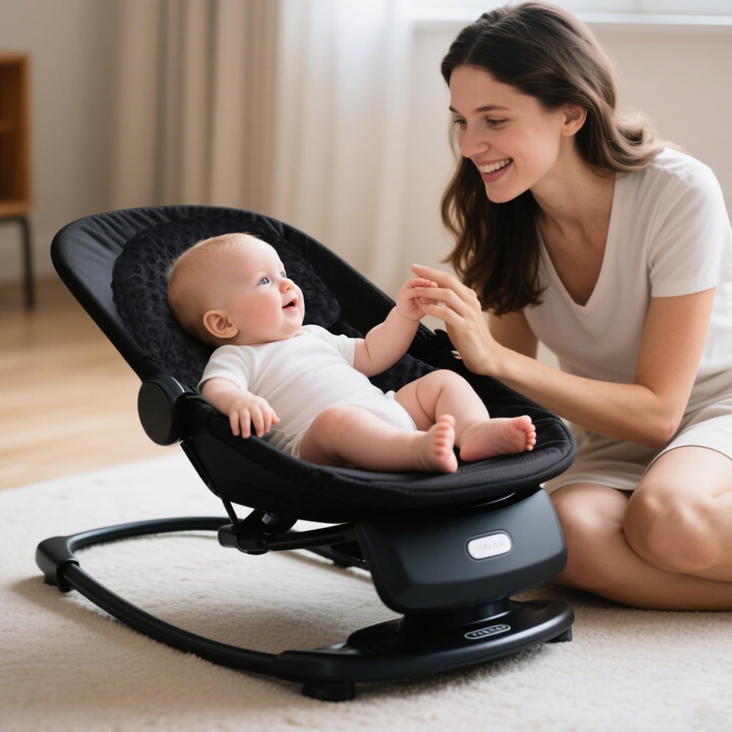 KAKIBLIN Infant Car Seat Insert,Baby Carseat Head & Body Support for Newborn, 2-in-1 Reversible Car Seat Cushion, Soft Stroller Cushion Insert for Bouncer, Strollers, Swing