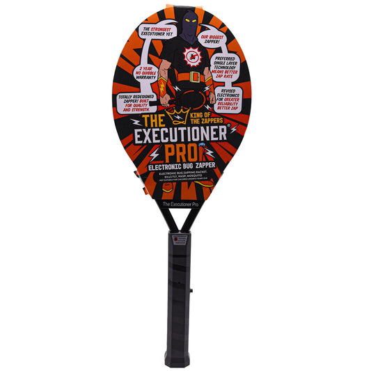 The Executioner Pro Fly Killer Mosquito Swatter Racket Wasp Bug Zapper Indoor Outdoor Over 55cm Long