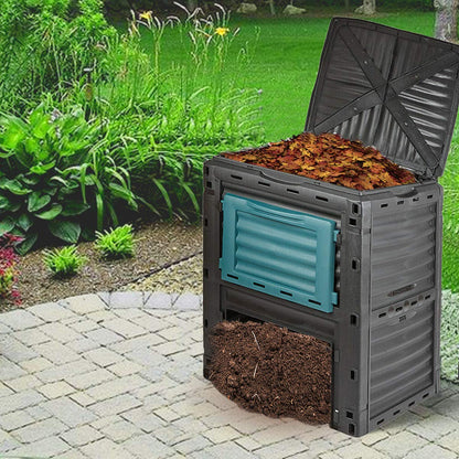 Denny International® 300L Outdoor Compost Bin Eco Friendly Garden Organic Waste Converter Composter