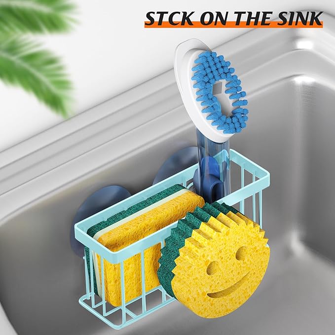 Sponge Holder Smiley Face, Sink Caddy