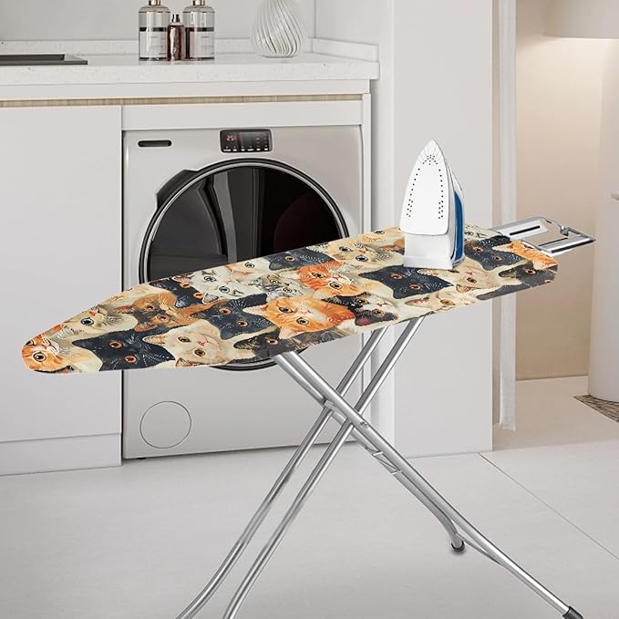 GLENLCWE Cute Cat Ironing Board Cover Full Size Scorch Resistant Replacement