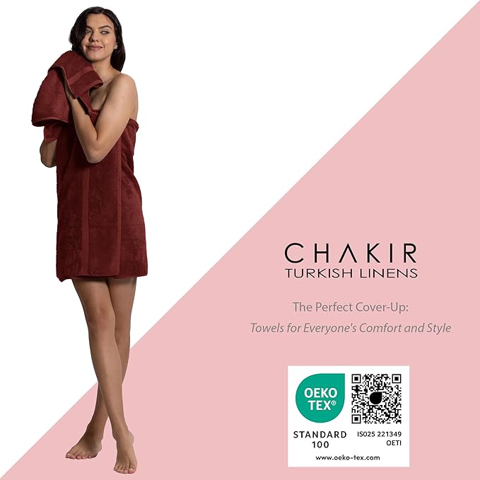 Chakir Turkish Linens, 100% Cotton Premium Quality Turkish Bath Sheets