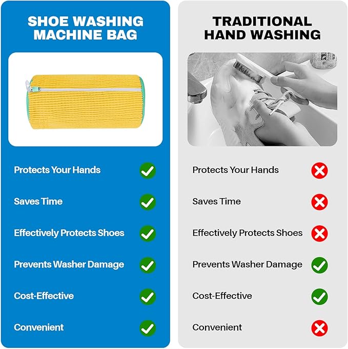 Shoe Washing Machine Bag: Laundry Shoe Bag