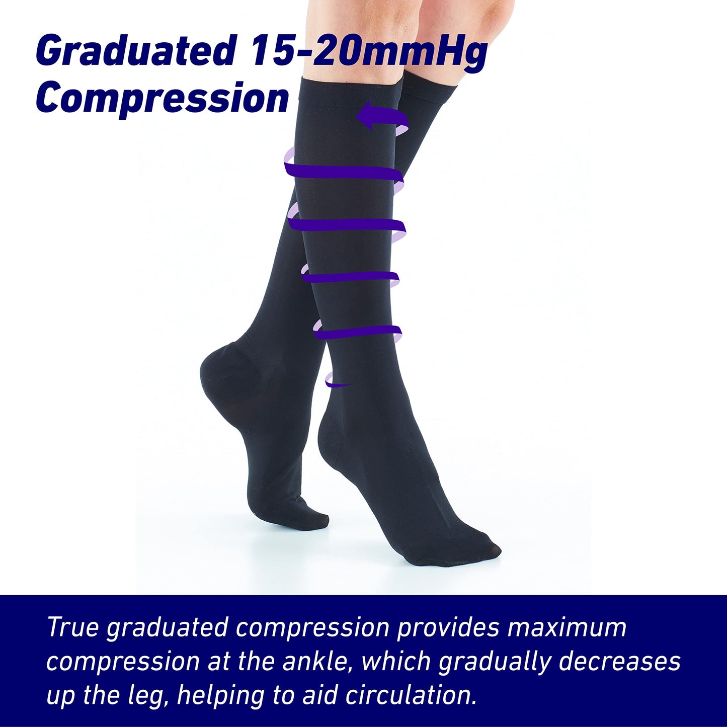Neo-G Travel Flight Socks for Women and Men - Graduated Compression - For Flying, Mild Varicose Veins, Long Haul Flights, Improving Circulation, Tired, Aching Legs - Class 1 Medical Device - Beige - L