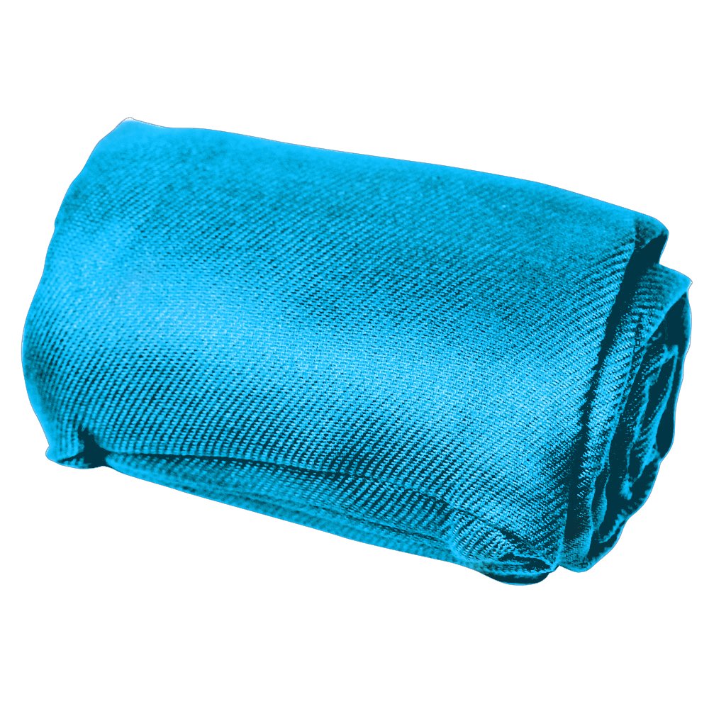 Cloudz Cozy Compact Airplane Travel Blanket for Your Flight, Car, Camping, Home or Comforting Warmth Anywhere! - Sky Blue