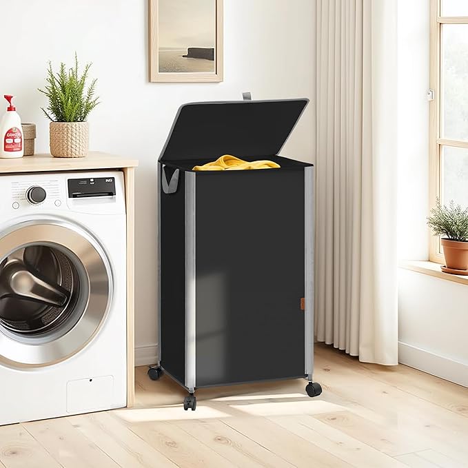 STORAGE MANIAC Rolling Laundry Hamper