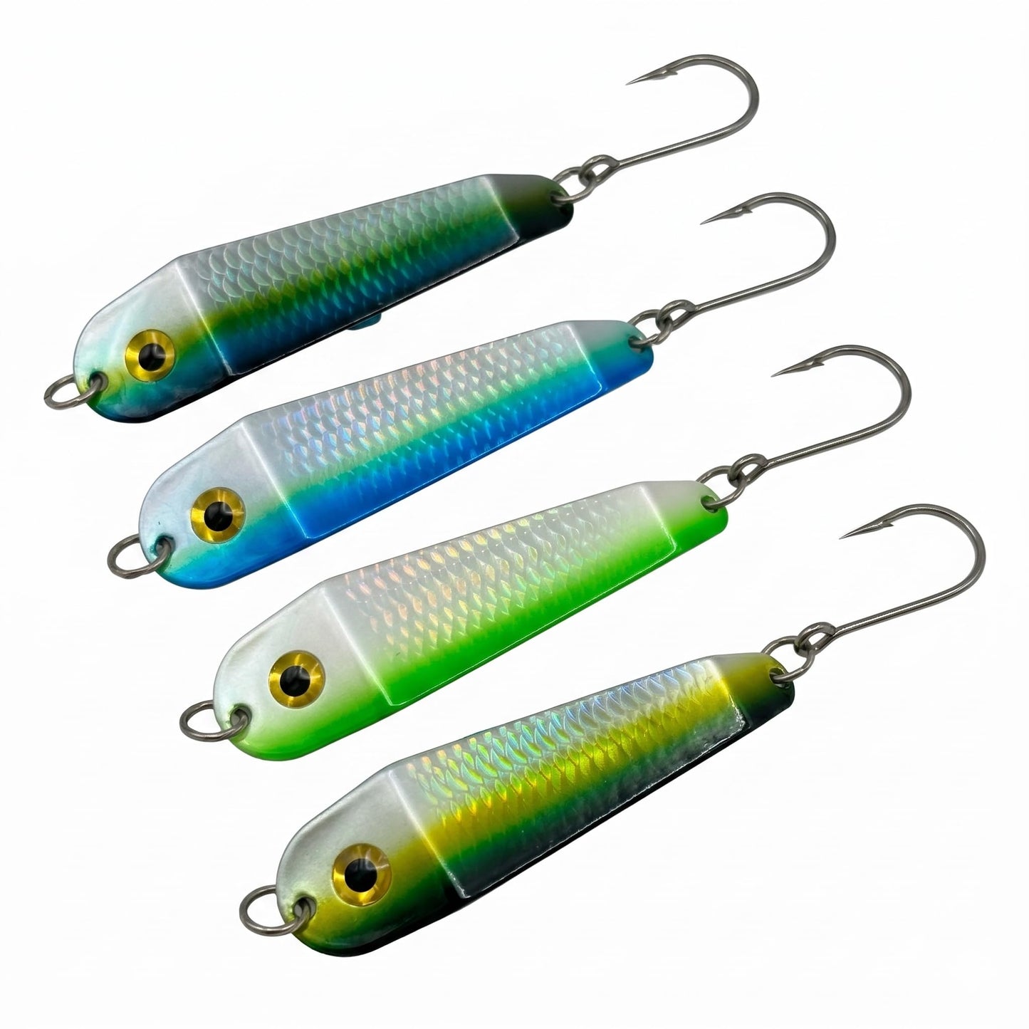 Loony Spoons Max 4-Pack Fishing Lures, Size 4-4.5"