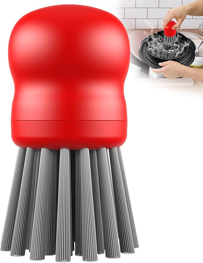 Mini Dish Brush for Cleaning Chicken Shredder, Palm Brush Dish Scrubber