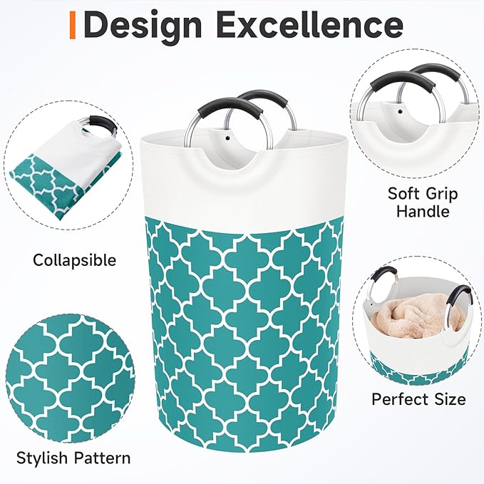 Large Laundry Basket Laundry Hamper Bag Washing Bin Clothes Bag Collapsible Tall