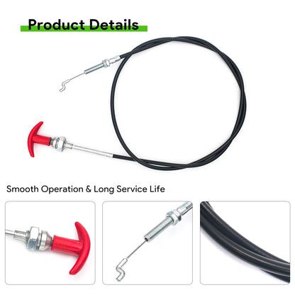 GEARLINTON 946-04058 Reverse Clutch Cable for Troy Bilt Bronco Tiller Lawn Mowers, Compatible with MTD Self Propelled Mowers, Replaces OEM# 746-04058 GW-1916719