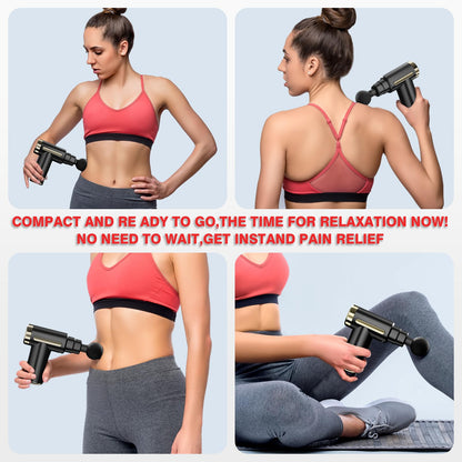 Massage Gun Deep Tissue, Back Massage for Athletes for Pain Relief, Percussion Massager Device with Silent Brushless Motor, Relax Gift for Mothers Day and Fathers Gifts（M891）