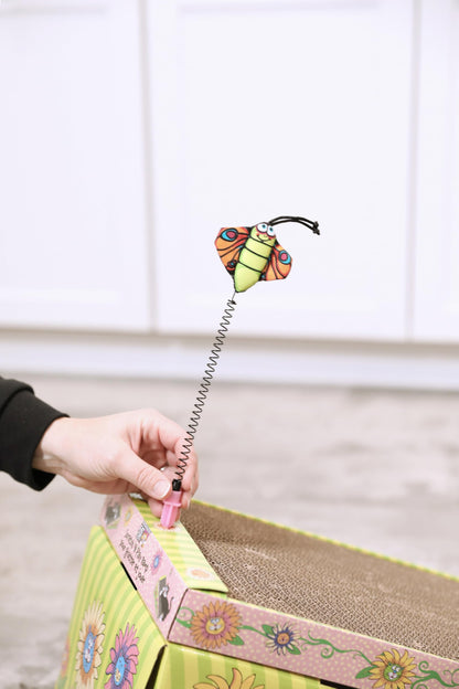 Petmate FAT CAT Big Mama's Scratch 'n Play Ramp Reversible Cardboard Toy