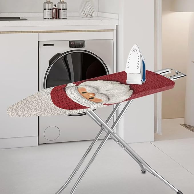 ZDCUSTOM X-Mas Ironing Board Cover 13x52 Inch, Santa Claus Scorch &