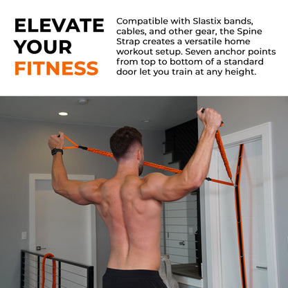 Stroops Spine Strap Door Anchor for Slastix Resistance Bands | Provides Multiple Attachment Anchor Points for Strength Training and Versatile Home Workouts