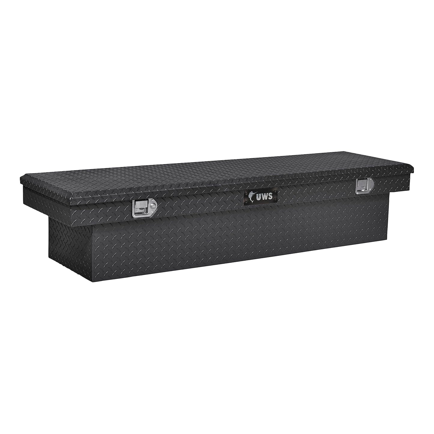 UWS EC10442 69-Inch Gloss Black Heavy-Wall Aluminum Truck Tool Box, RigidCore Lid