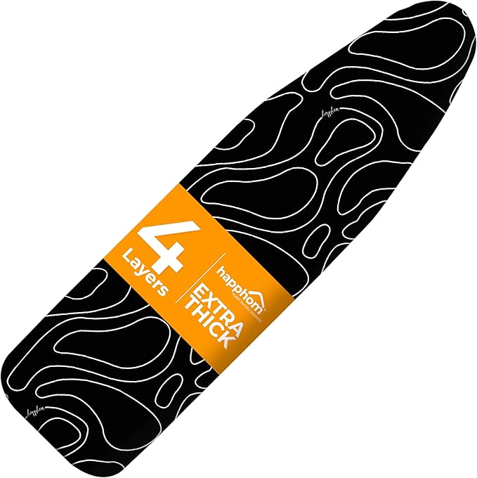 Ironing Board Cover and Pad Extra Thick Heavy Duty Padded Multiple Layers