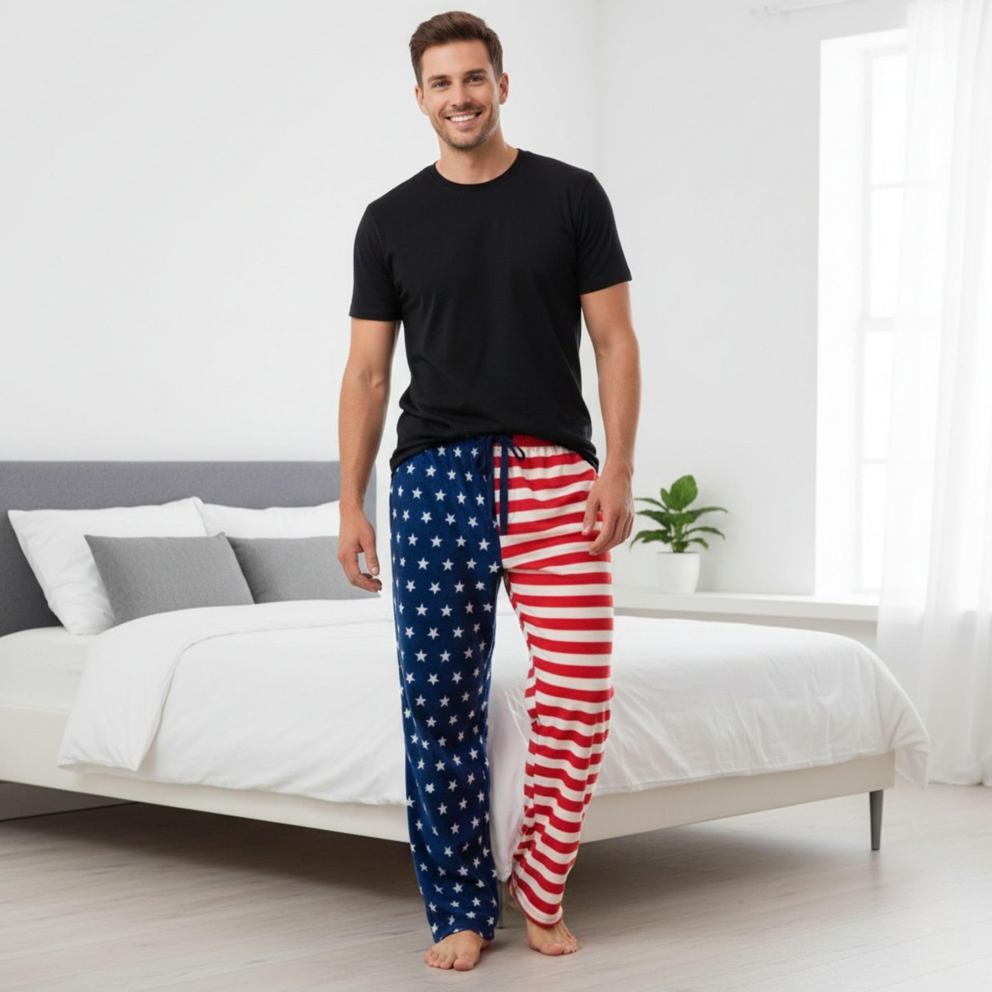 #followme Polar Fleece Pajama Pants for Men Sleepwear PJs 45902-10122-L