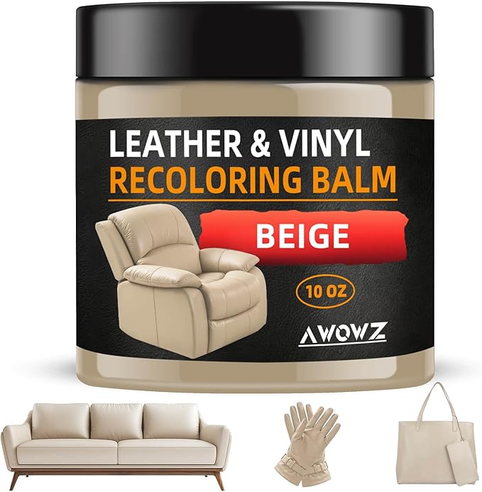 Leather Recoloring Balm for Faded Leather
