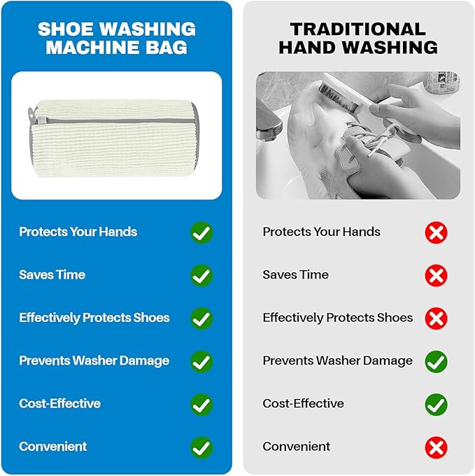 Shoe Washing Machine Bag: Laundry Shoe Bag
