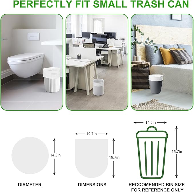 Compostable 5 Gallon Trash Bag