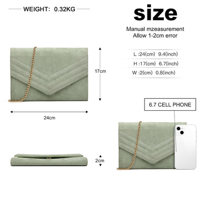 Miss Lulu Women's Clutches Evening Bag Handbags for Women Ladies Bags for Wedding Party Prom