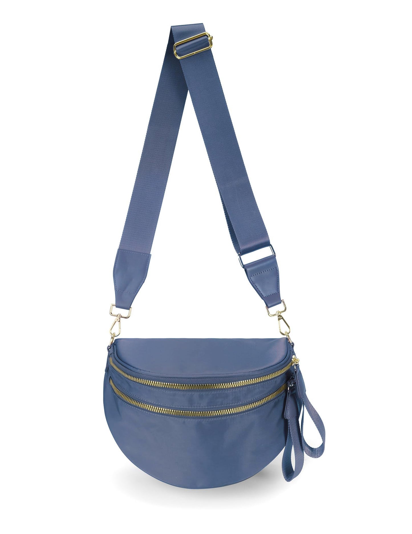 Spacious Nylon Crossbody Bag Bum Bag Handbags Wallets Purses Trendy Shoulder Bag for Women