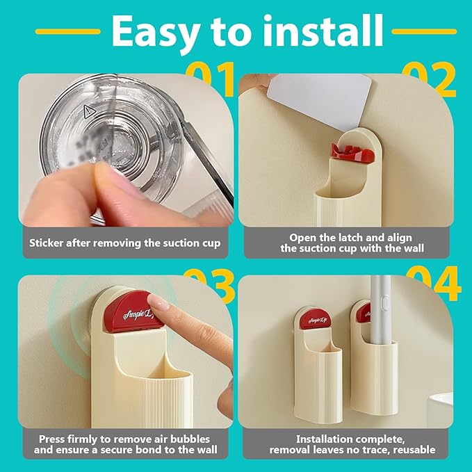 3 Pack Electric Toothbrush Holders
