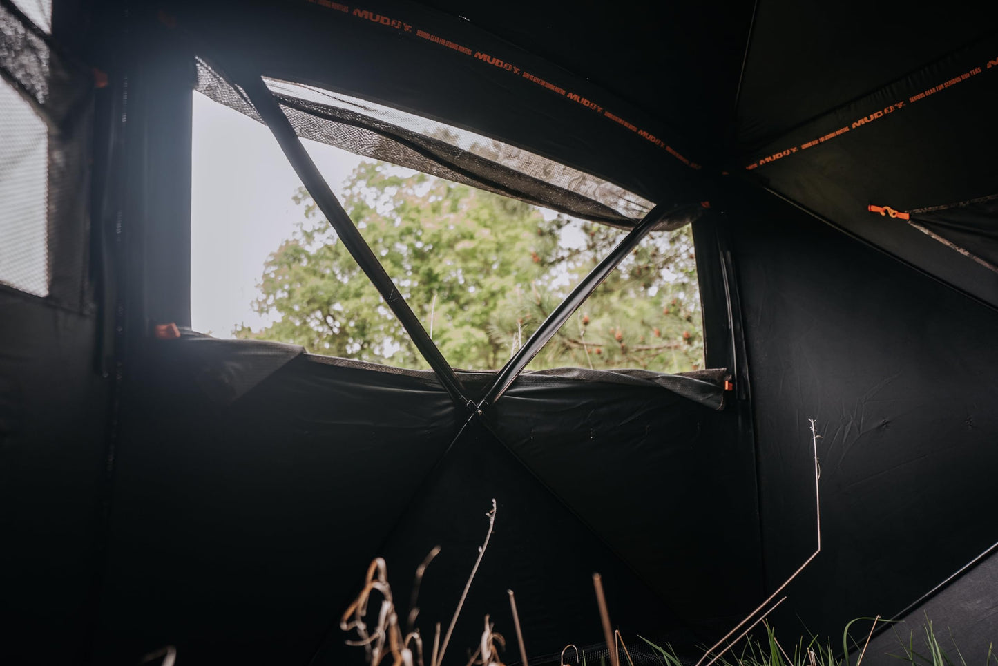 Muddy Infinity Evo Ground Blind Veil Canyon Gray