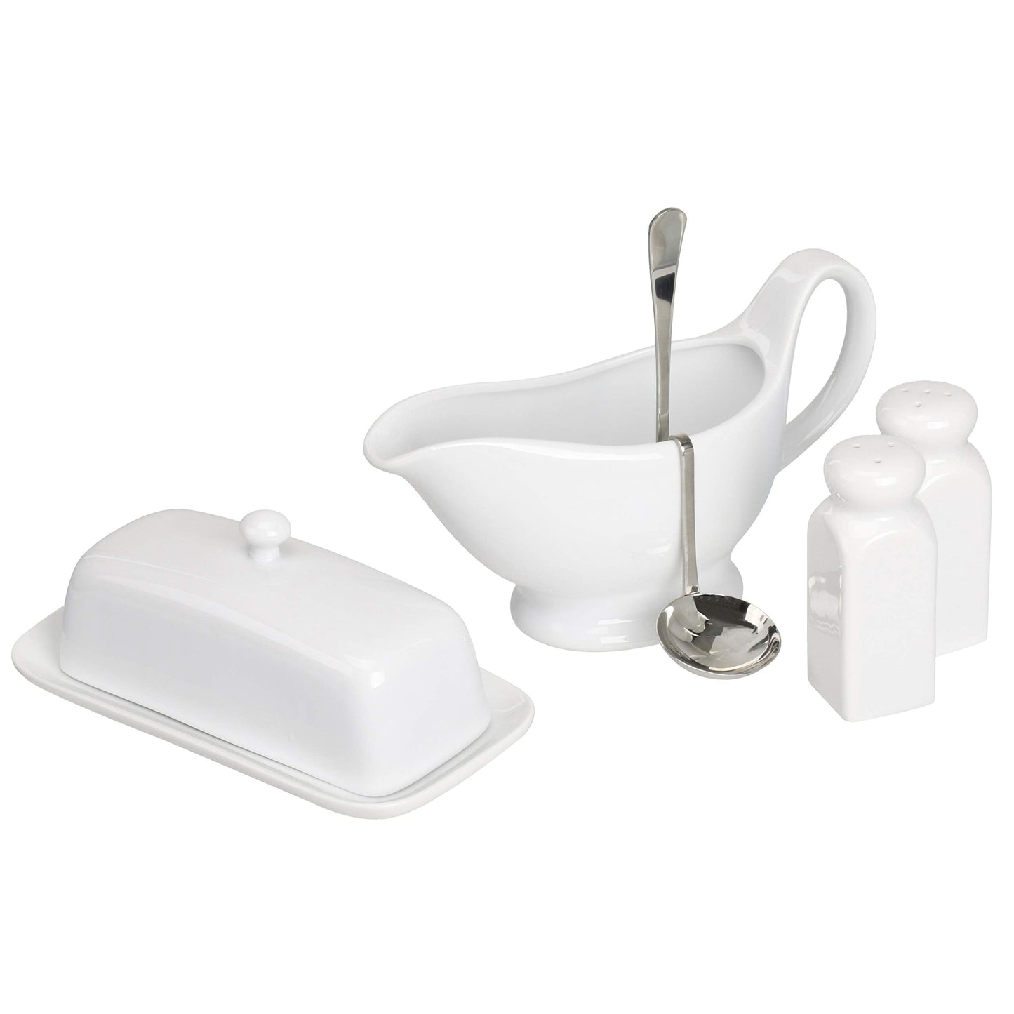 BIA Cordon Bleu 4.25" Salt and Pepper Shakers, White