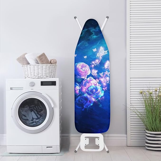 Blue Bling Butterfly Ironing Board Cover