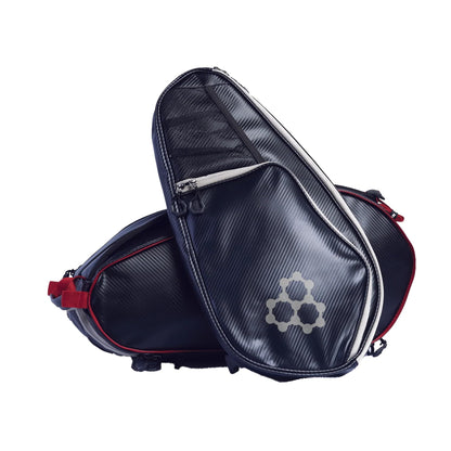 CRBN Pickleball – X Series Power Paddle (2X, 16mm) + Pro Team Tour Paddle Bag with Zip-Off Sling – Carbon Fiber Paddle & Multi-Pocket Gear Bag - - Virtual Bundle