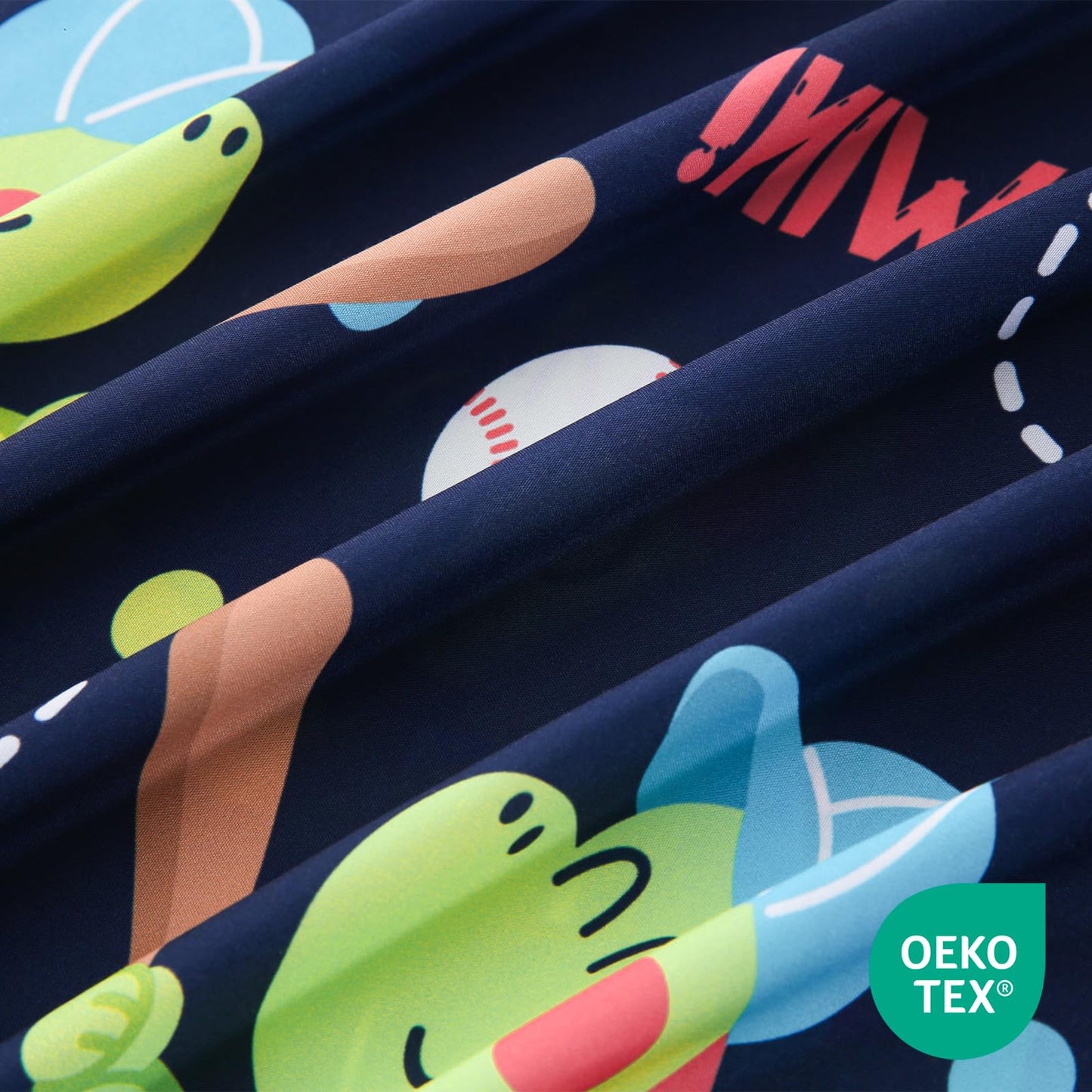 ChicView Full Sheet Set Kids,4 Pieces Breathable Soft Microfiber Bedsheets for Child Boys Girls, Anti Pilling Deep Pockets Easy Care Bed Sheets, Dino