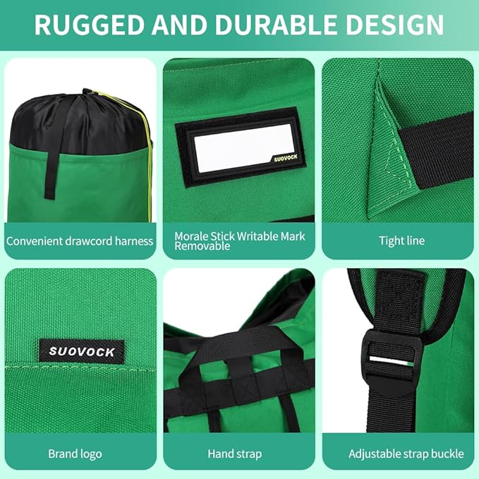 Extra-Large Heavy Duty Laundry Bag Backpack