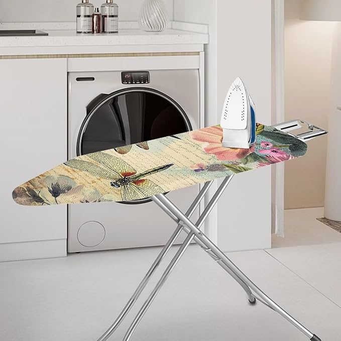 Dragonfly Ironing Board Cover and Pad 15x54 Inch, Iron Board Cover
