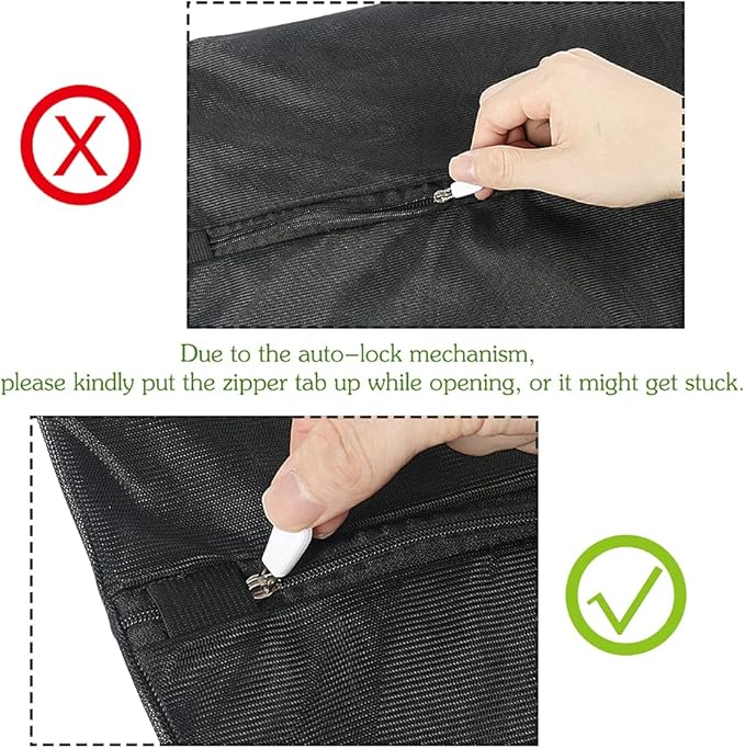 2Pcs Extra Large Mesh Laundry Bags