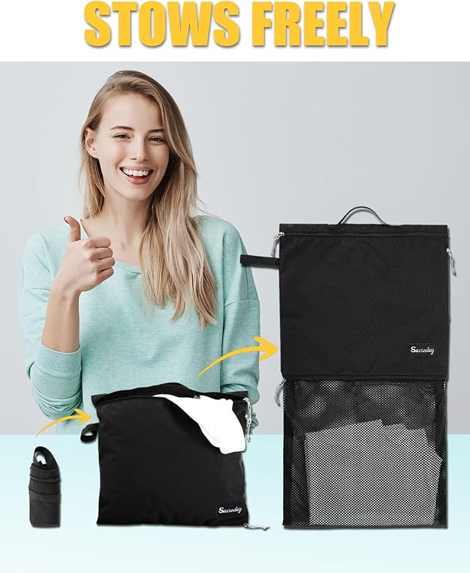 Mesh Laundry Bag Travel Bags-Small Hanging Wash Delicates Reusable Dirty Bag