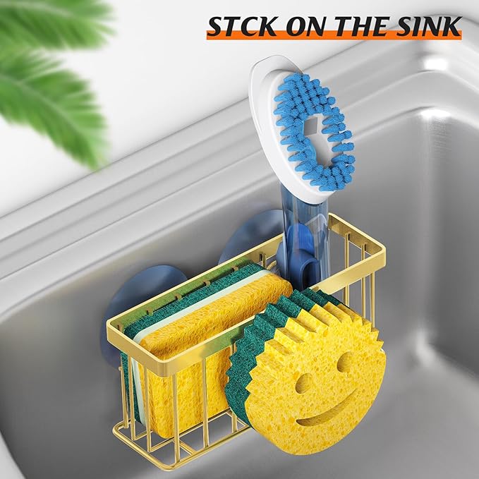 Sponge Holder Smiley Face, Sink Caddy