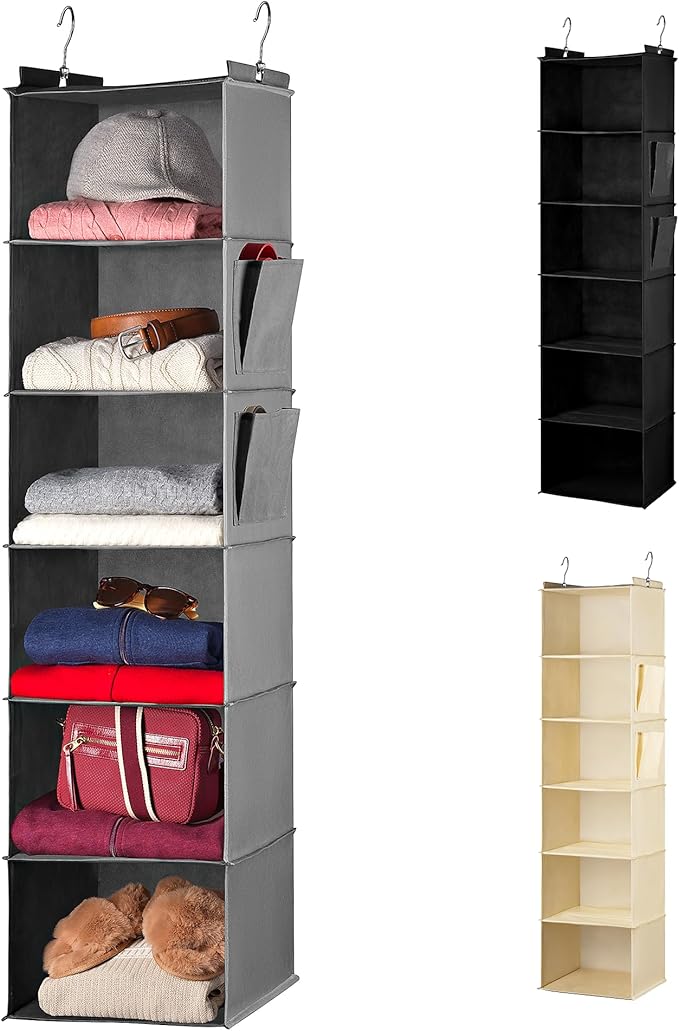 Handy Laundry Hanging Closet Organizer