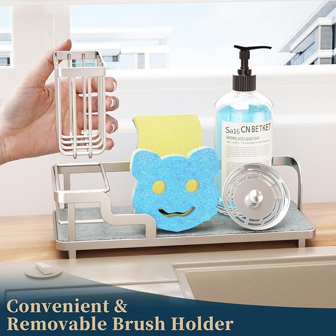 Consumest Sponge Holder for Kitchen Sink