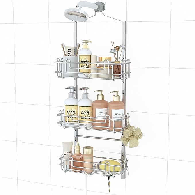 SWTYMIKI Shower Caddy Hanging Organizer