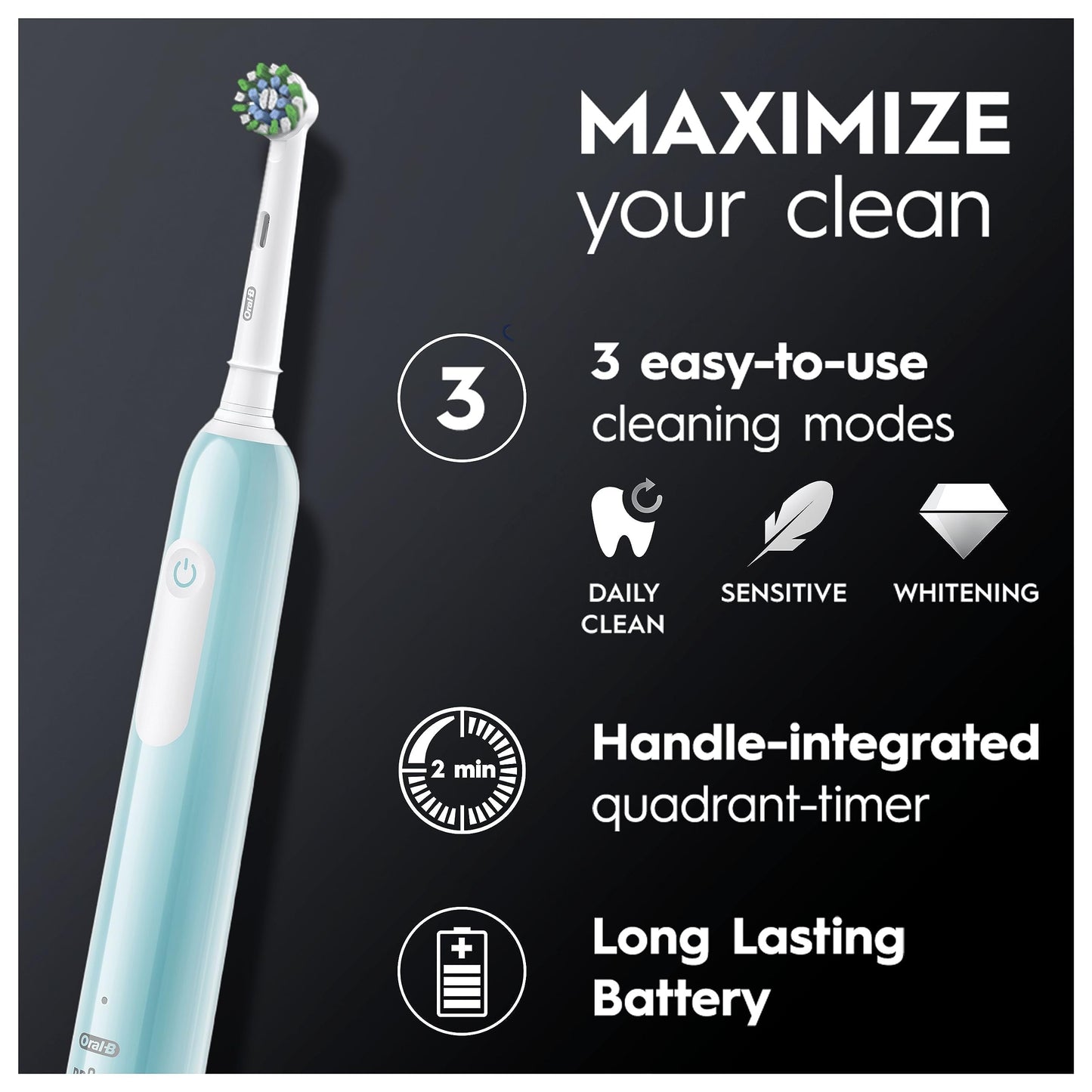 Oral-B Pro 1 Electric Toothbrush, Old, Blue