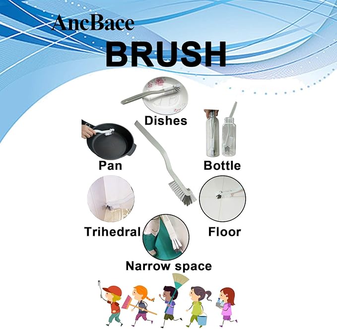 Dish Brush Kitchen Cleaning Brush Bottle Brush Bathroom Scrub Brushes Sink