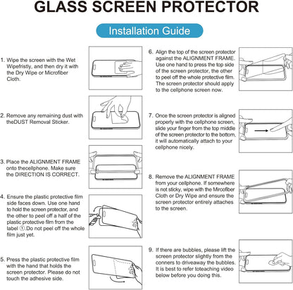 Mothca 2 Pack Matte Glass Screen Protector for iPhone 15 Pro Max[6.7 inch] + 2 Pack Camera Lens Protector, Anti-Glare & Anti-Fingerprint Case Friendly Tempered Glass Film, Bubble Free, Smooth as Silk