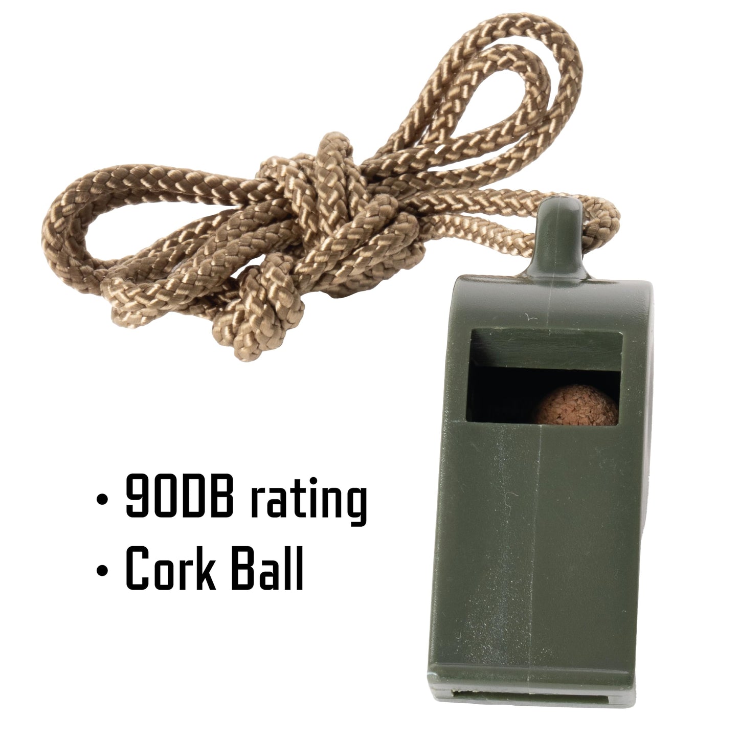 Rothco Public Safety Whistle - Sharp Sound Signal Tool for Outdoor Adventures, Coaching, and Emergencies