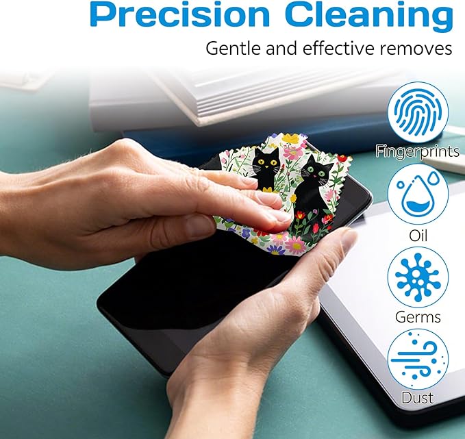 6 PCS Glasses Cleaning Cloth Eyeglass Lens Cleaning Cloth Eyeglasses Wipes